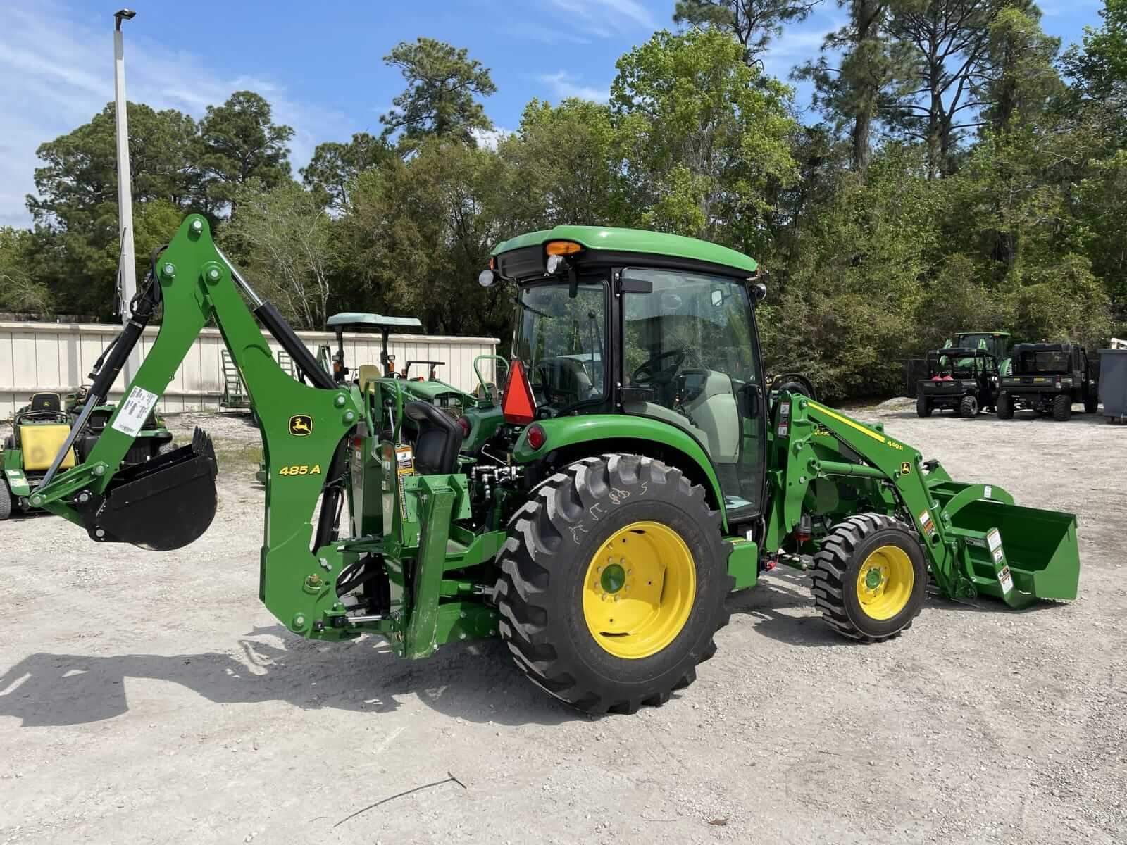 john deere with backhoe for sale