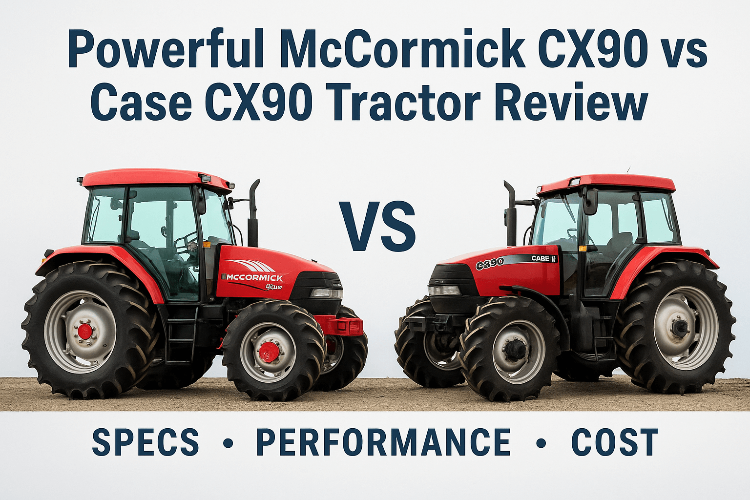 McCormick CX90 vs Case CX90