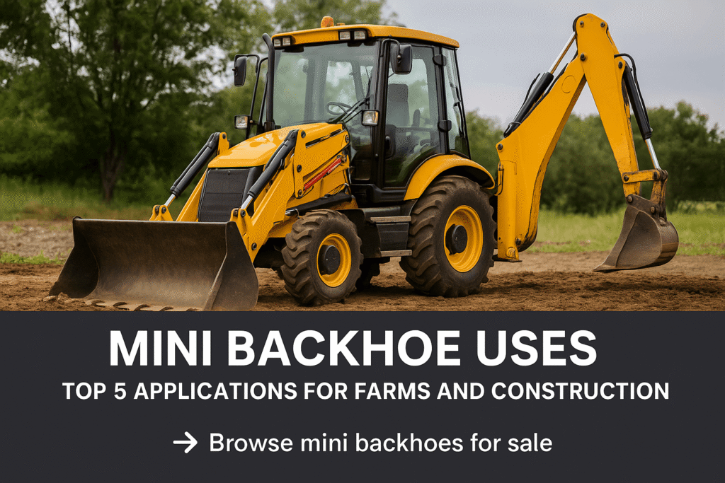 Mini Backhoe Uses