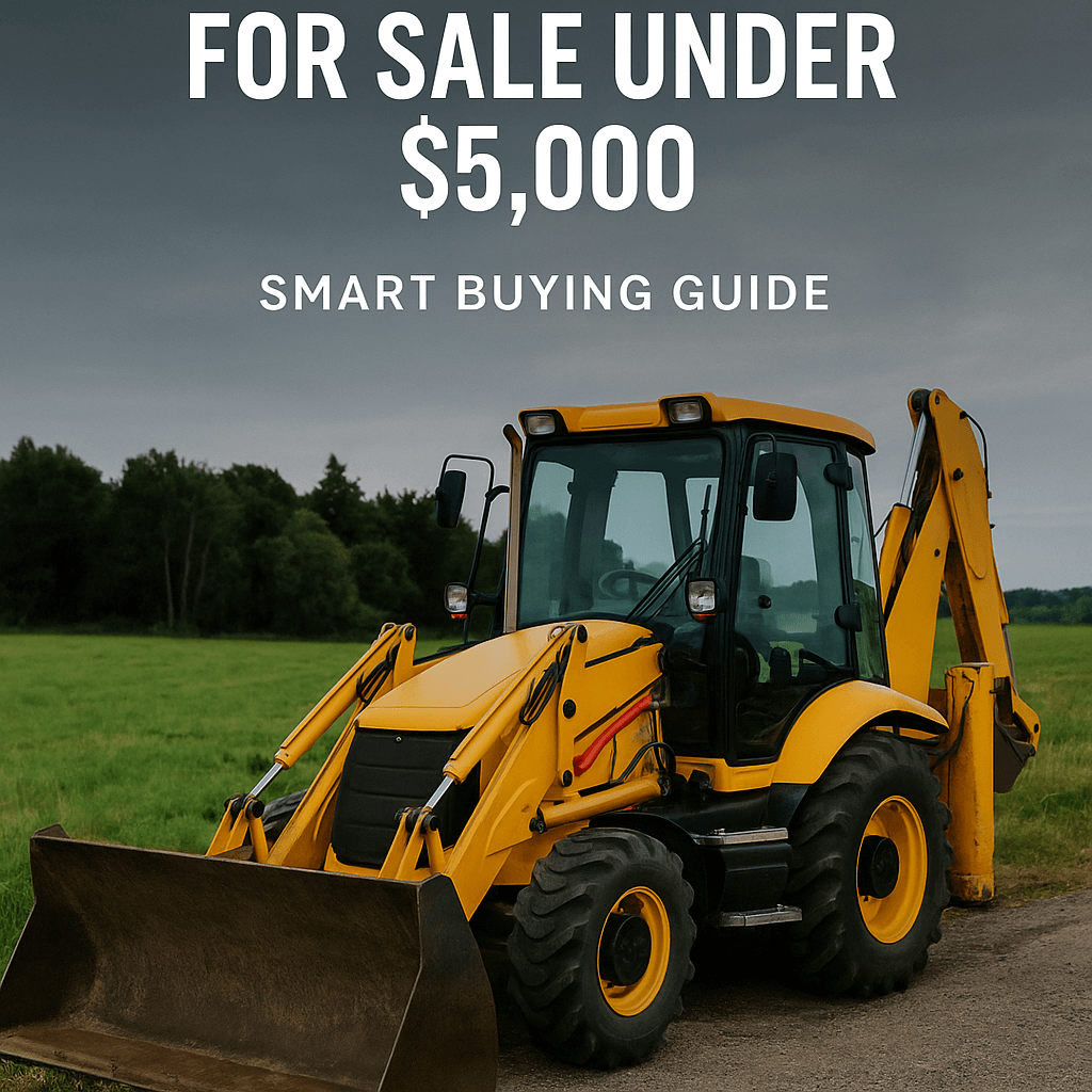 mini backhoe for sale under $5000