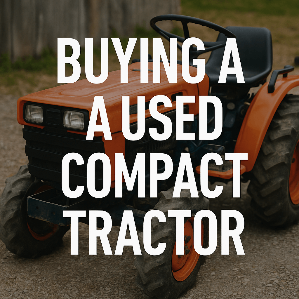 buying a used compact tractor