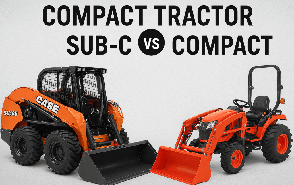 compact tractor vs sub-compact