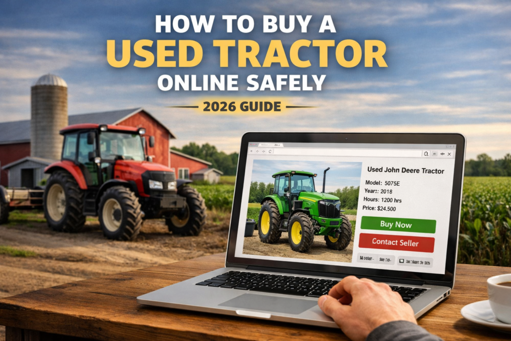 Buy used tractor online safely – 2026 guide for farmers