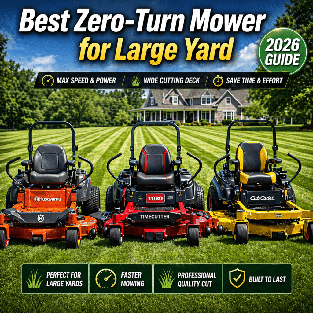 Best Zero Turn Mower for Large Yard
