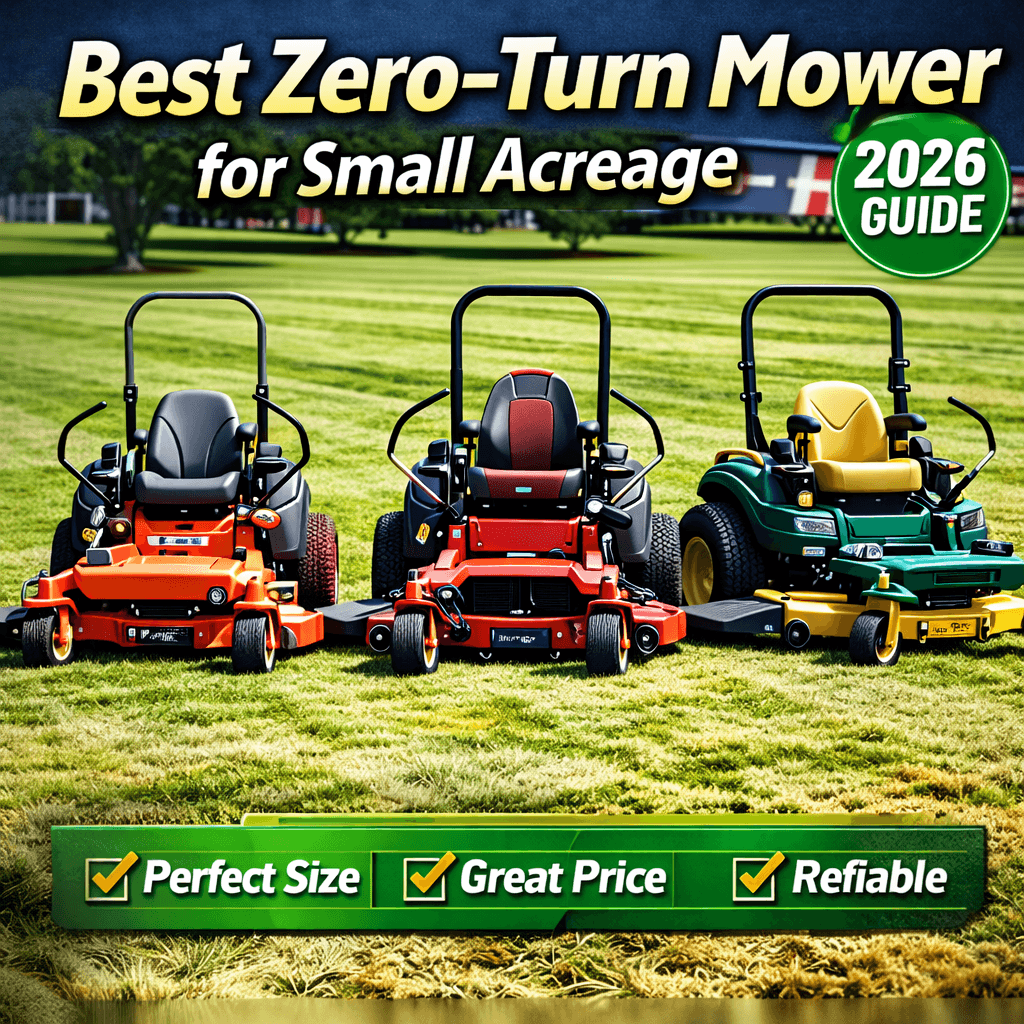 best zero turn mower for small acreage