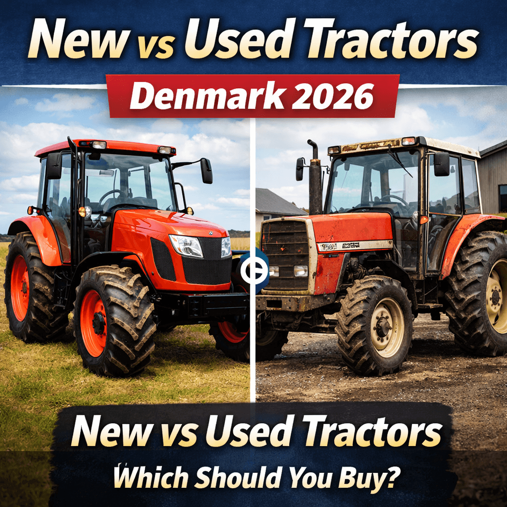 new vs used tractors in Denmark