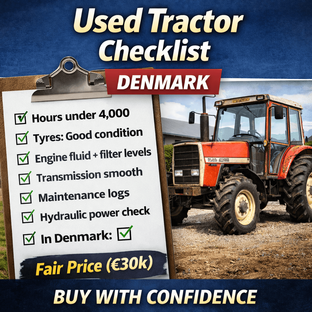 used tractor checklist Denmark