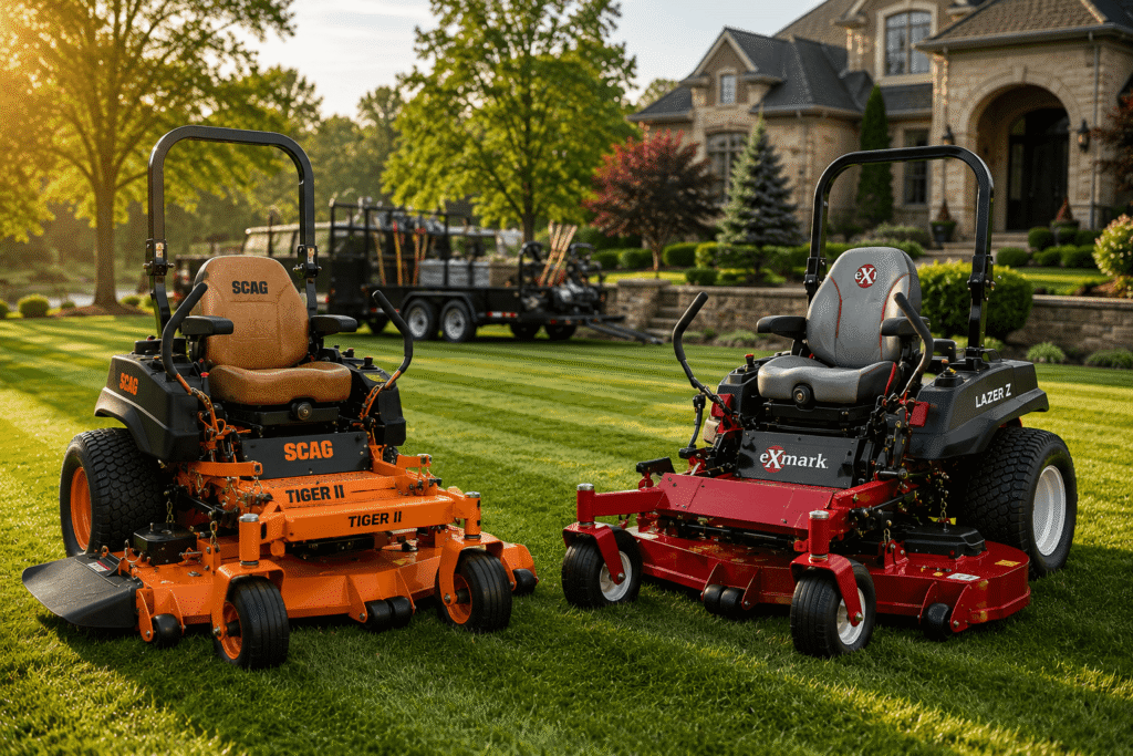 Scag Turf Tiger II vs Exmark Lazer Z