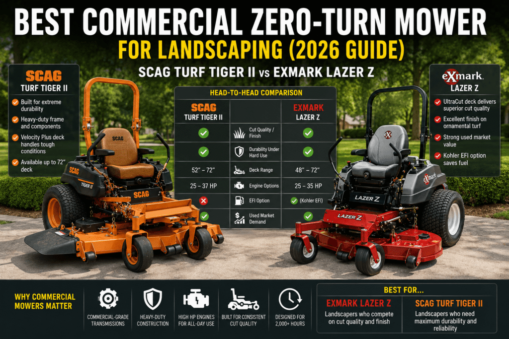 best commercial zero turn mower for landscaping