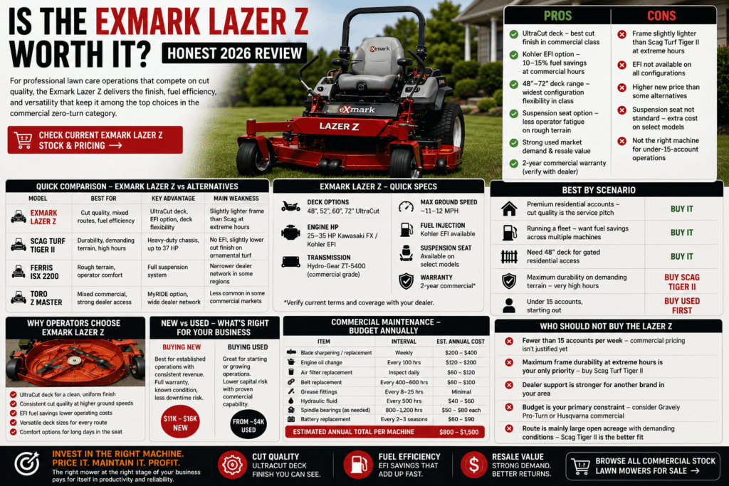 is Exmark Lazer Z worth it