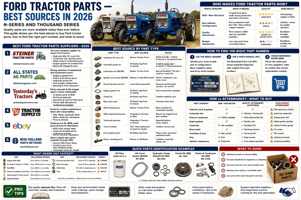 Ford tractor parts