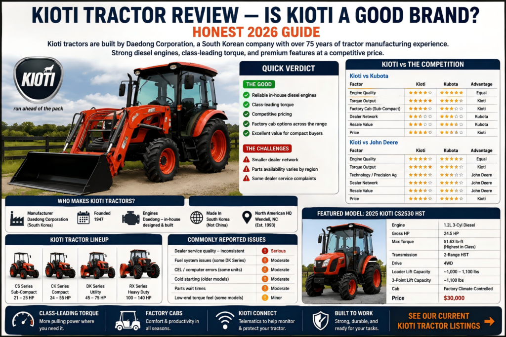 kioti tractor review